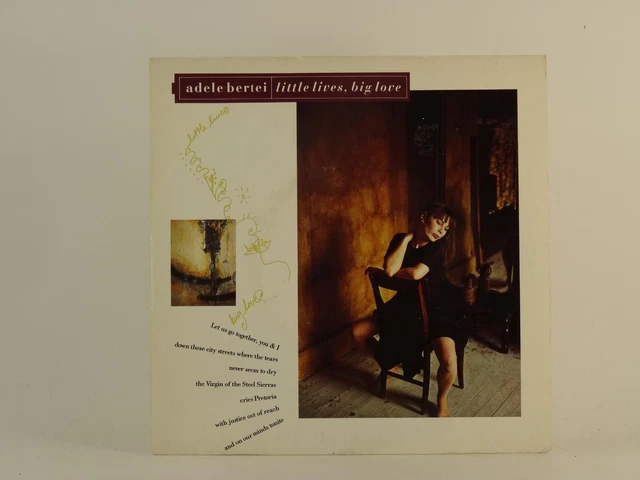ADELE BERETEI LITTLE LIVES BIG LOVE (89) 2 Track 7" Single Picture Sleeve CHRYSA