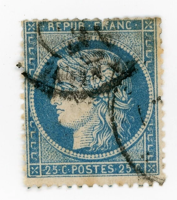 Timbres France Cérès Bordeaux N°45C Bleu Et 45Ca Bleu Foncé - Cote 200