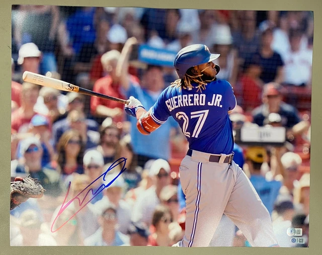 Vladimir Guerrero Jr Signed Toronto Blue Jays 16x20 Photo AUTO BAS Hologram