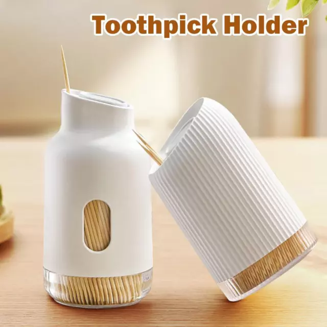 Toothpick Box Toothpick Dispenser Bucket Toothpick Toothpick Holder Storage G5X2