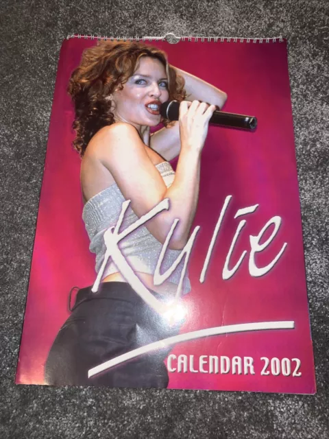 Kylie Minogue 2002 Rare Calendar Unofficial