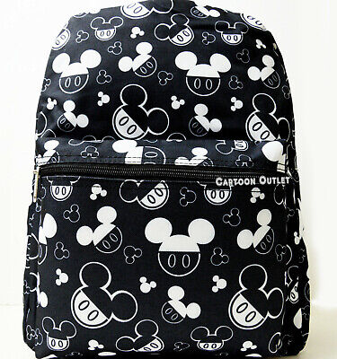 Disney Mickey Mouse Ears Large Backpack 16" School Book Bag Birthday Gift New