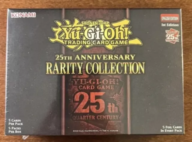 YUGIOH YGO 25th Anniversary Rarity Collection Box Yu-Gi-Oh! 1st Edition NEW