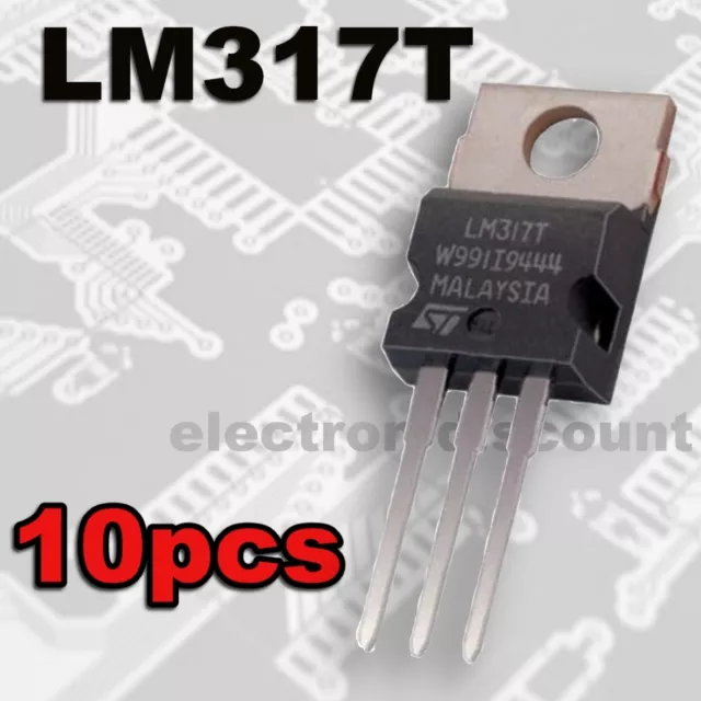 1570/10# régulateur de tension ajustable LM317T ------- 10 PCS