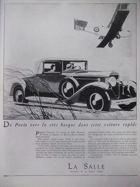 General Advertising Motors La Salle De Paris Towards The Basque Coast