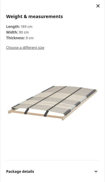 Lonset Slatted Bed Basenull