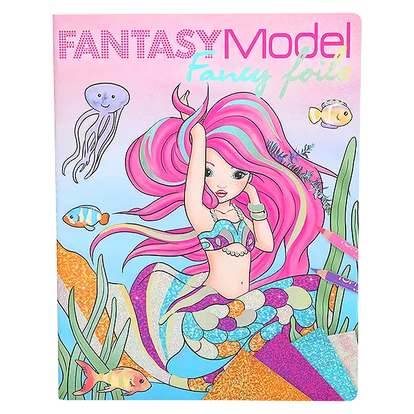 Fantasy Model Dress me up Pocket Malbuch Mädchen Taschenbuch 385 Stickern