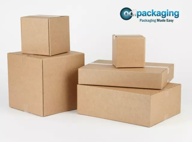 Strong Single Wall Cardboard Boxes - Postal Removal Moving Packing - Quality