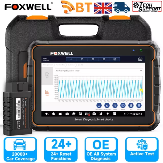 Foxwell GT60 OBD2 Professional Scanner Bi-directional Car Diagnostic Tool EPB