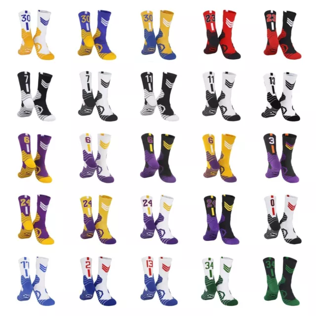 Mens Kids Basketball Socks Golden State Warriors Lakers Bulls Bucks Nets Clipper