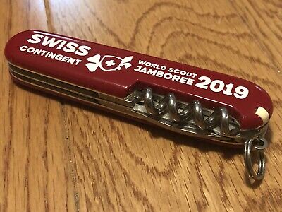 RARE: 2019 Victorinox 24th World Scout Jamboree Swiss Contingent Knife Red