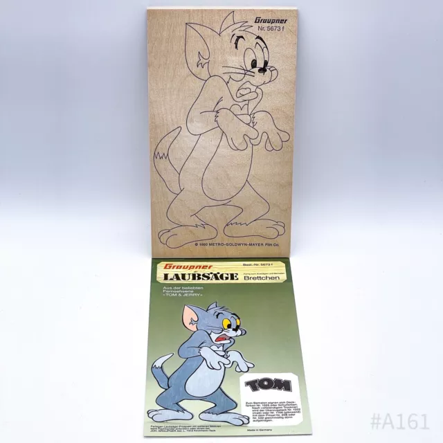 Tablas de sierra de hoja caduca Graupner n.o 5673 f plantilla ""Tom & Jerry"" hechas en Alemania