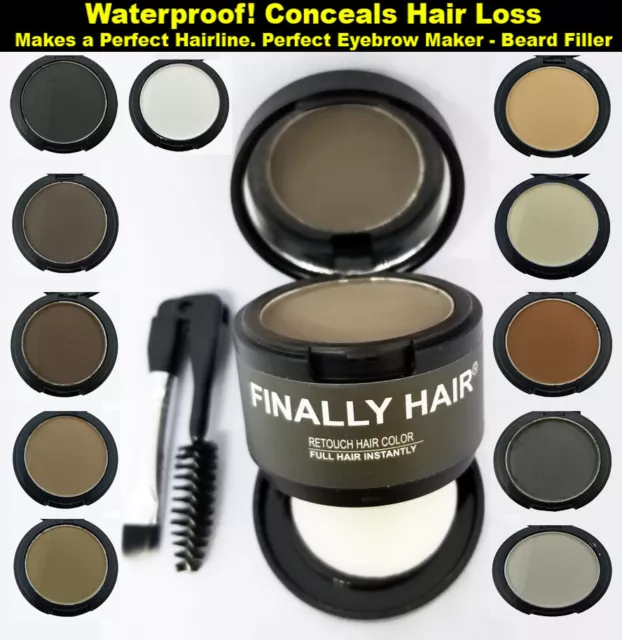 Finally Hair Dab-on Hair Fibers & Loss Concealer, Hairline & Eyebrow Creator NEW