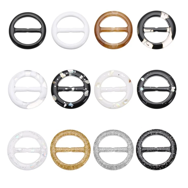 für Kleidung Gürtelschnalle Ring mit Schalschnitzeln T-Shirt Clips Button Shirt