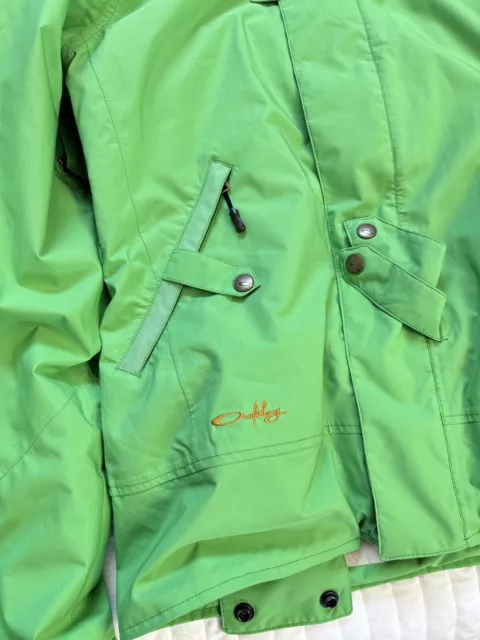 OAKLEY SKI SNOWBOARD Hooded Jacket Thinsulate Green GB Gretchen Bleil ...