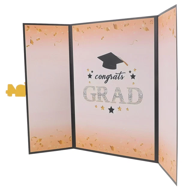 Libro Degli Ospiti Per Laurea 2025 – Blu E Oro, Con Copertina Incorniciata, 30x21,5 Cm, Decorazione E Firma - 4