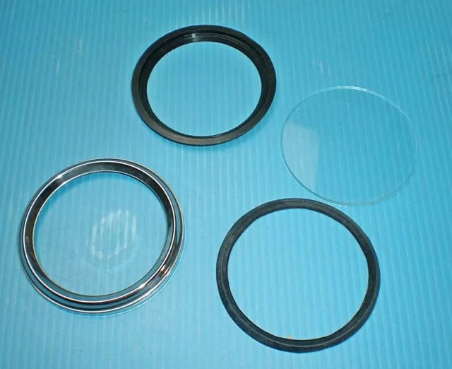 Zündapp Hercules Kreidler 60 mm Tacho VDO Chromring Reparaturset 4 teilig NEU