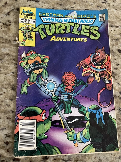 Teenage Mutant Ninja Turtles Adventures # 26 Vf Newsstand Archie Comics 1991