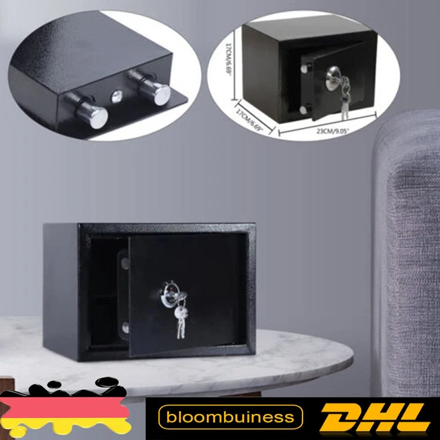 Coffre-Fort LIFEZEAL 38L - Alarme, Serrure Électronique + Clé | Fixation Murale