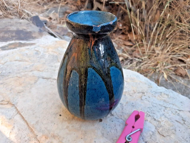 VASE POT TERRE Cuite Signé Flore EUR 20,00 - PicClick FR