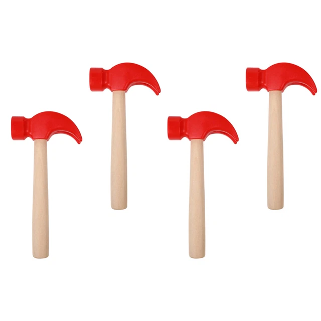 4 Pcs Jouet Mini Marteau Marteau Factice Mini-outils Miniature