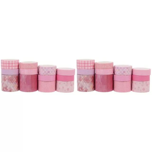 24 Rolls Paper Washi Tape Set Girl Label Stickers Arts Crafts Supplies