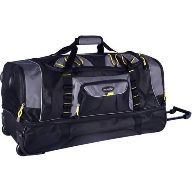 30″ Rolling Duffel Bag Wheeled Luggage Suitcase Spinner Travel Tote Carry Duffle