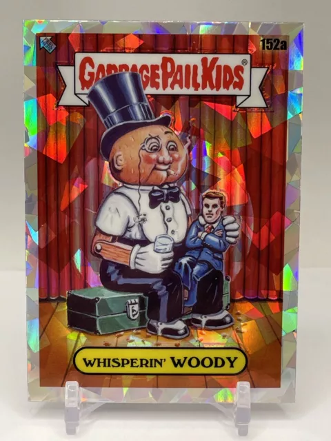 WHISPERIN' WOODY 152a Topps Garbage Pail Kids 2021 Chrome 4 Atomic Refractor GPK