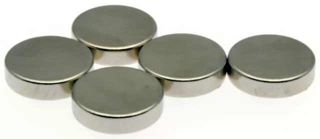 Super Strong Magnets ( 1/2" x 1/8" ) Powerful * 2.5Kg PULL * Disc Magnet 12mm