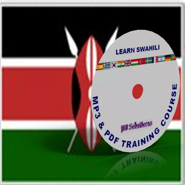 Learn To Speak Swahili Language fluently Course DVD, MP3 & PDF,Kenya language