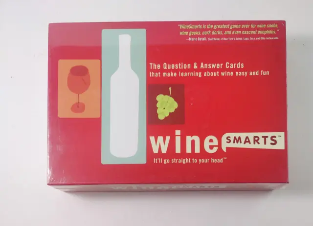 WineSmarts - The Question and Answer Cards NEW & SEALED