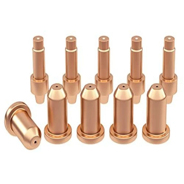 Upgraded Plasma Cutter 40A Tips 770797/249928&Electrodes 770791/249926 Kit...
