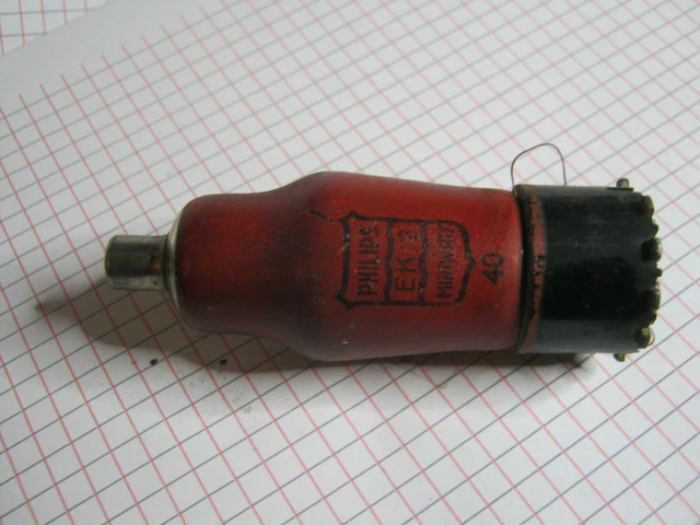 58 VALVOLA FIVRE Italia tube radio d'epoca a valvole vintage primo tipo