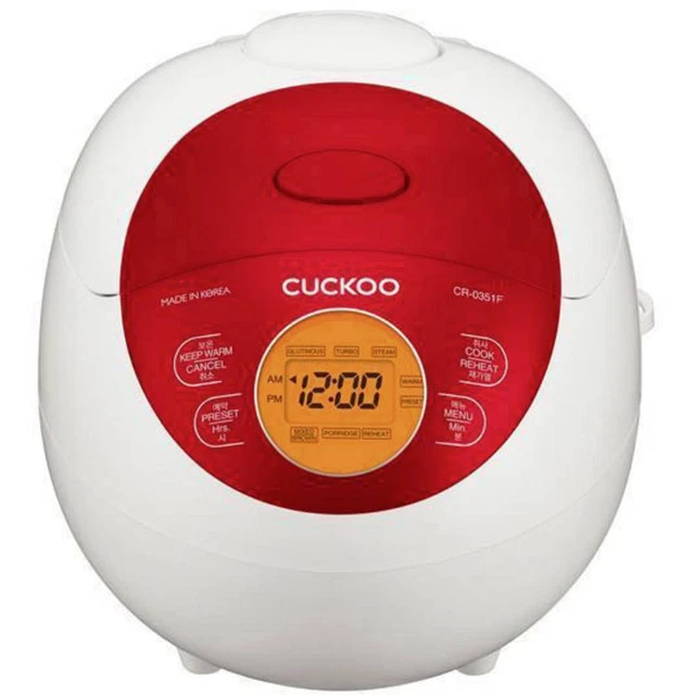Cuckoo CR-0351F Cuiseur à riz blanc, rouge