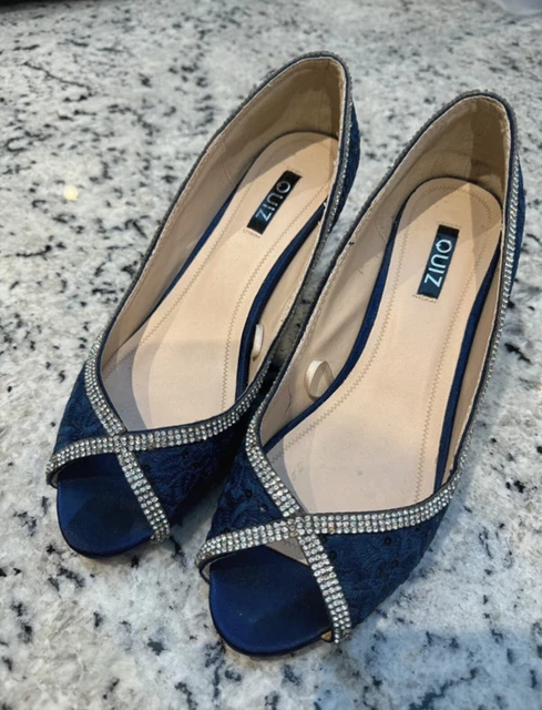 QUIZ BEAUTIFUL SIZE 5 Navy Shoes 5.00 PicClick UK