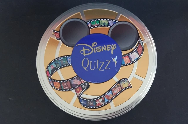 Jeu de Société DISNEY QUIZZ 2002 de chez Mattel boîte métal, complet
