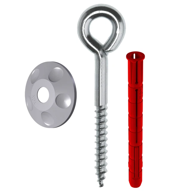 Tasselli espansivi paralleli TOX bicipiti Sun set da 2 viti a occhiello e tappi di copertura 12x90