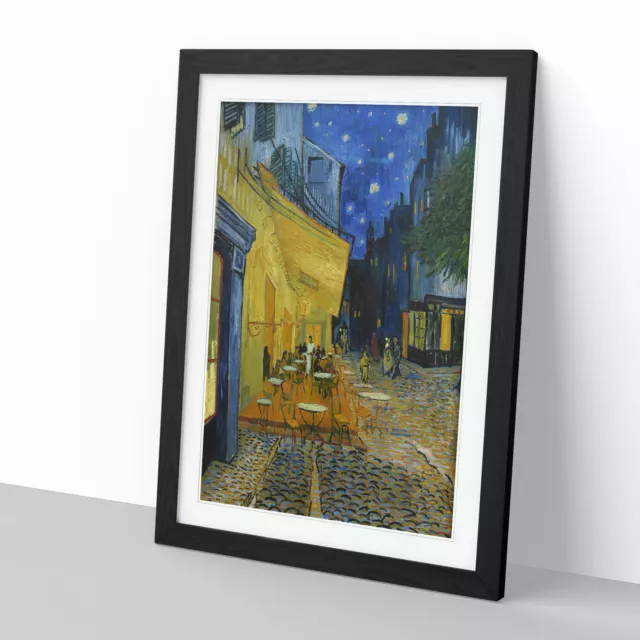 Cafe Terrace At Night By Vincent Van Gogh Wall Art Print Framed Picture Poster 2