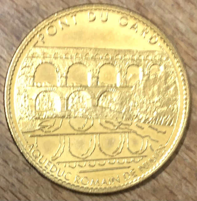 Médaille Touristique Pont Du Gard 2013 – Arthus Bertrand – Cupro-Alu-Nickel 34 Mm