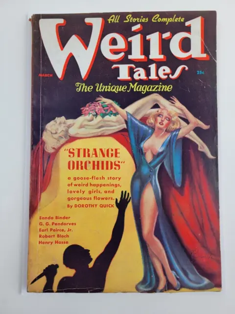 Weird Tales Pulp Magazine March 1937 Margaret Brundage Cover