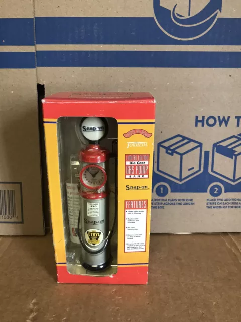 SNAP-ON Limited Edition Diecast 1930's Replica Gas Pump Bank w/ Tags 1:12 Scale