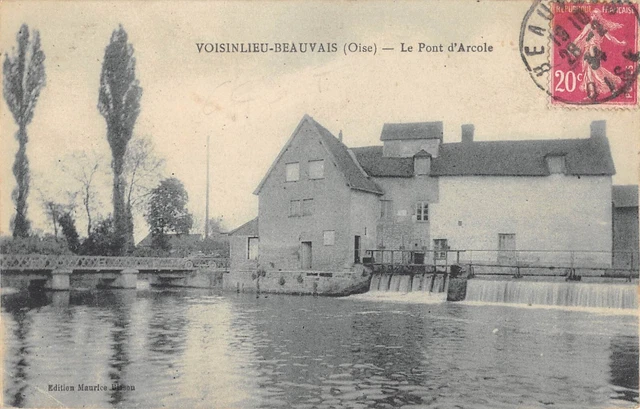 Cpa 60 Neighbourhood Beauvais / Le Pont D'arcole