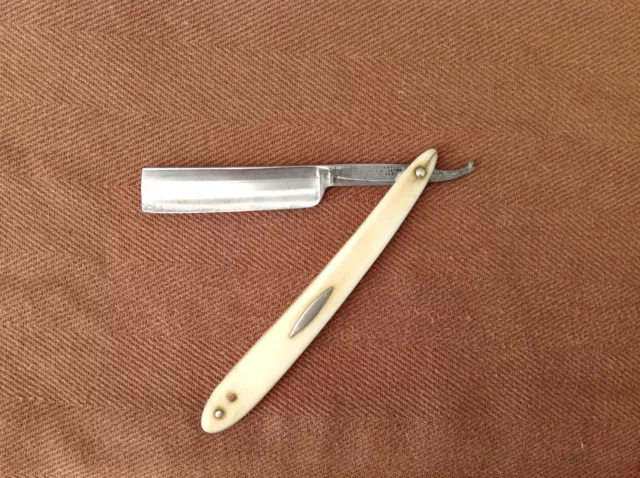 Joseph Rodgers & Sons "Cutlers To Their Majesties" Straight Razor, Inlaid Scales