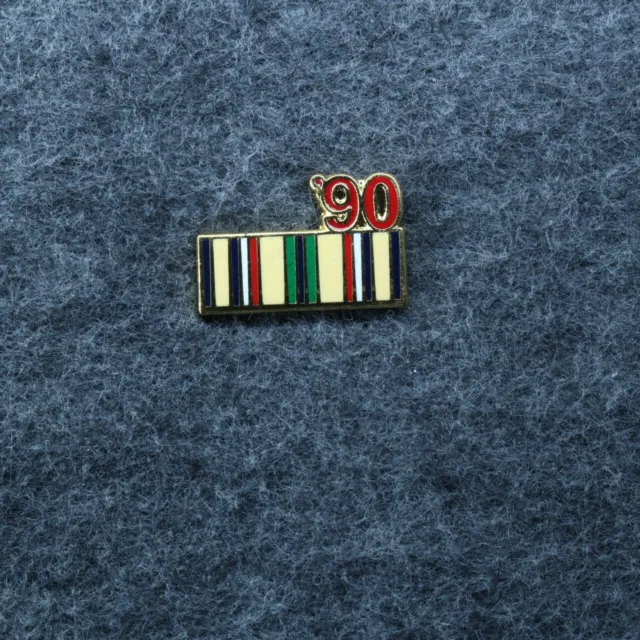 Military Hat Pin: 1990 Desert Storm Service Ribbon [7/8"]