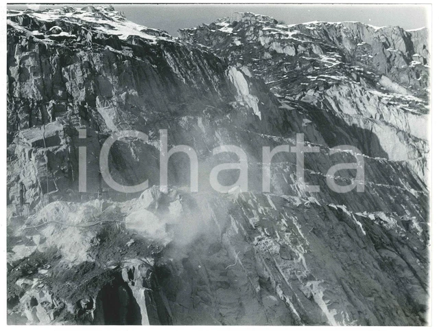 Novembre 1964 CARRARA Cava di marmo *Fotografia artistica 24x18 cm (1)