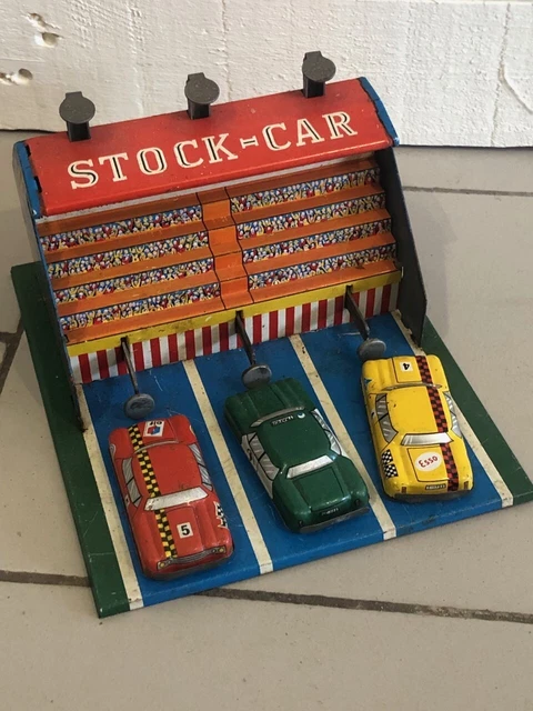 JOUSTRA STOCK-CAR CIRCA 1950 en tôle tin toy EUR 60,00 - FR