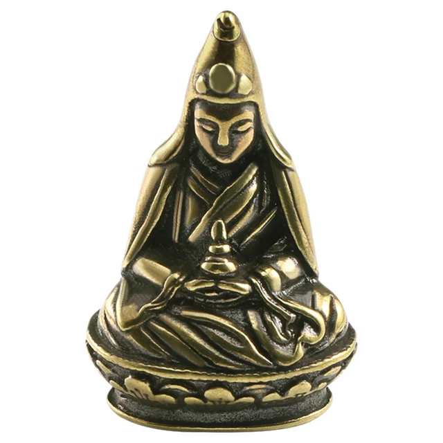 Avalokitesvara desktop guanyin ornamento Avalokitesvara figura rame artigianato