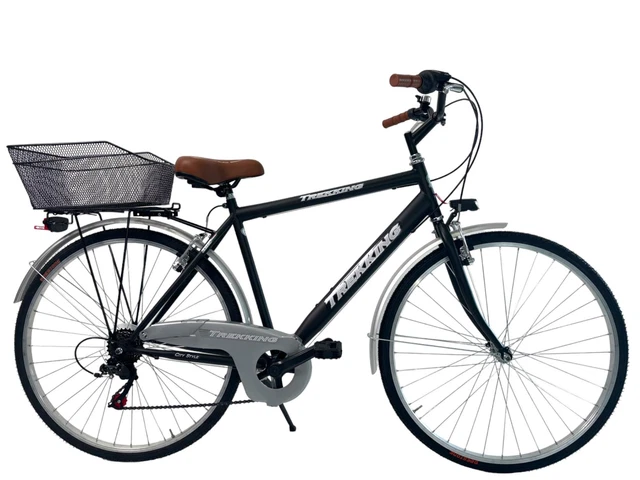 Vélo Ville Torpado Albatros Uomo T480 28" Shimano 6v – Noir/rouge – Neuf