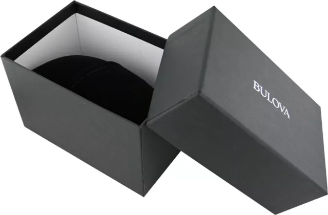 Bulova Classic Women's Quartz Silver Bangle Black Dial Watch 18MM 96L138 3