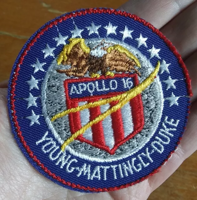 Vintage ~ APOLLO 16 ~ YOUNG MATTINGLY DUKE ~ NASA Mission Patch